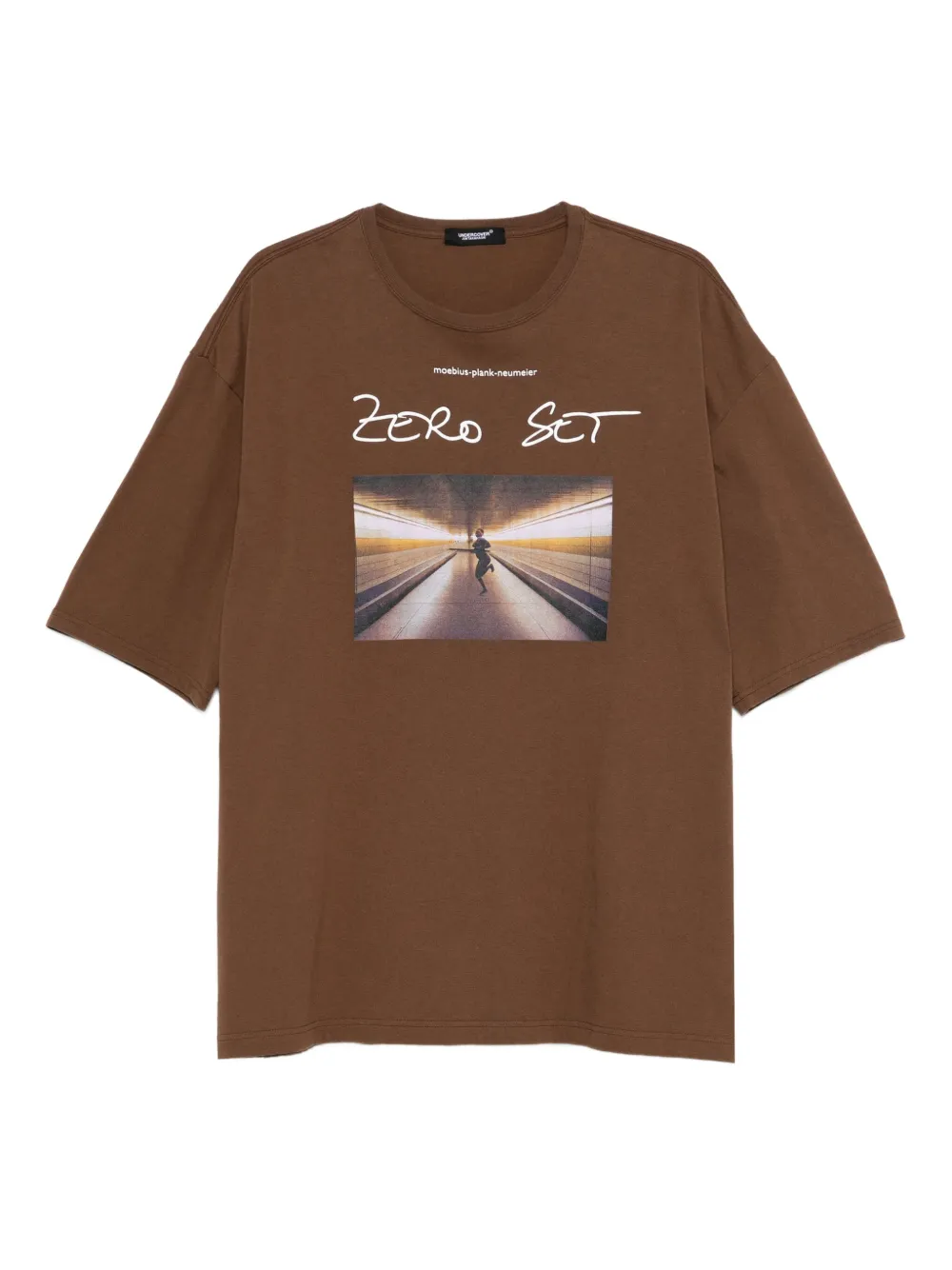 Undercover graphic-print T-shirt | Brown | Image 1