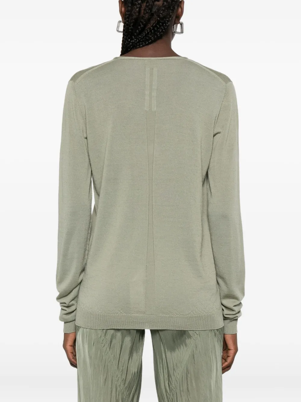 Rick Owens Sweater met V-hals Groen