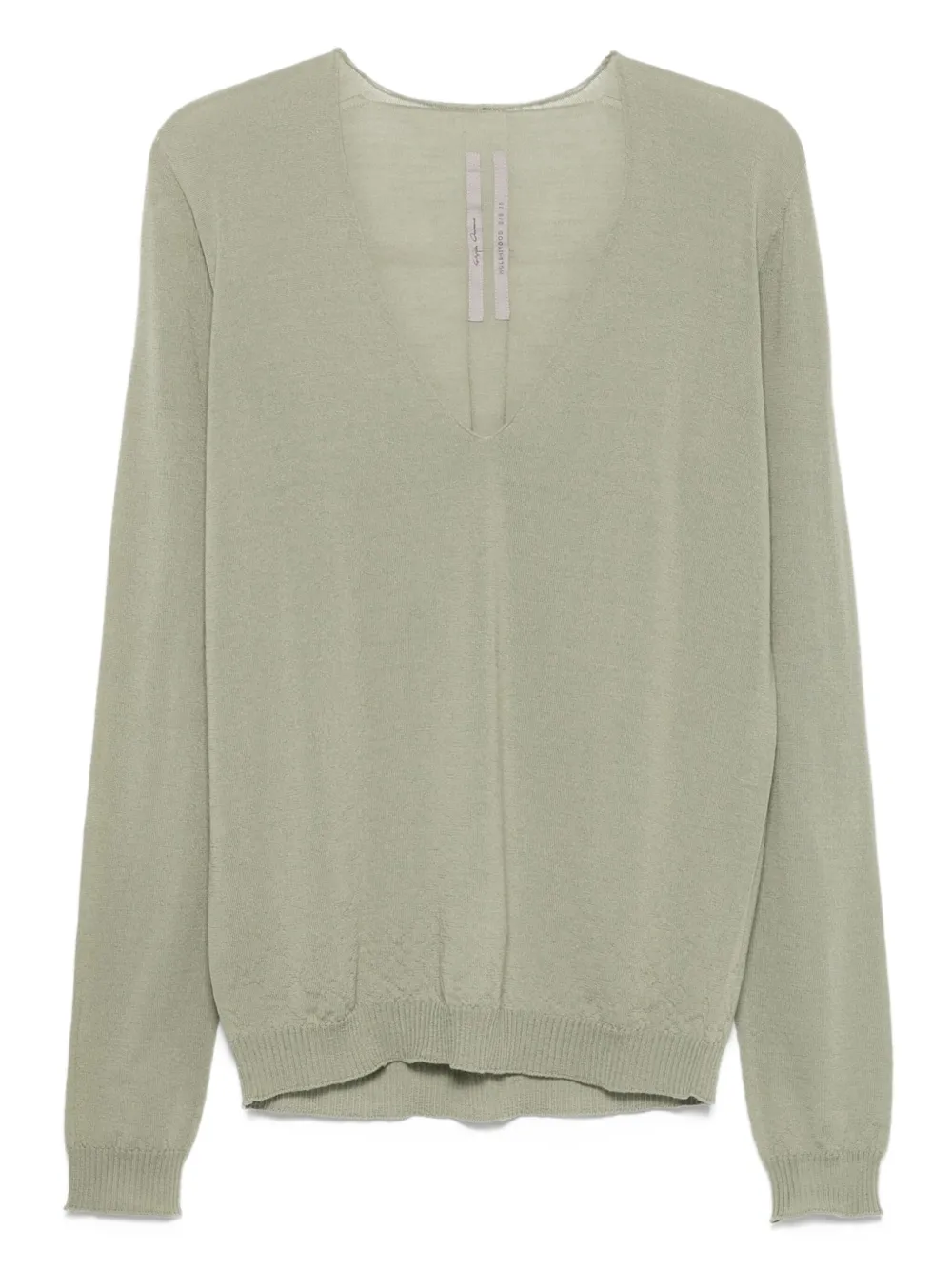 Rick Owens Sweater met V-hals Groen