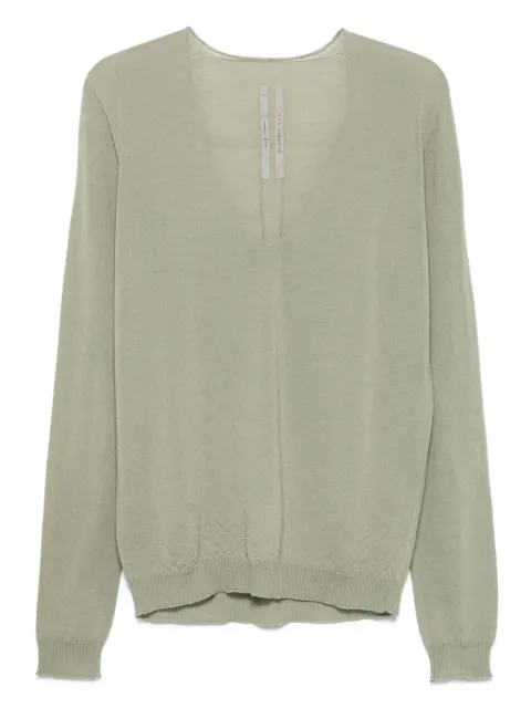 Rick Owens V-neck wool sweater