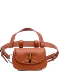 Gucci Pre-Owned 2016-2025 Mini Leather Bamboo 1947 belt bag - Brown