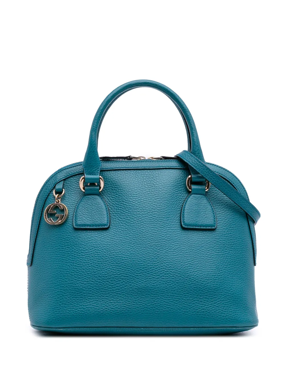 2016-2025 Small Dollar Calfskin GG Charm Dome satchel