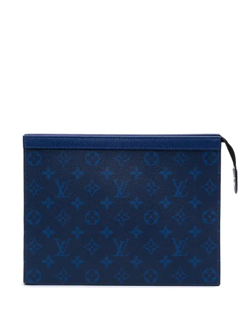 Louis Vuitton Pre-Owned 2021-2025 Monogram Taigarama Pochette Voyage MM clutch bag