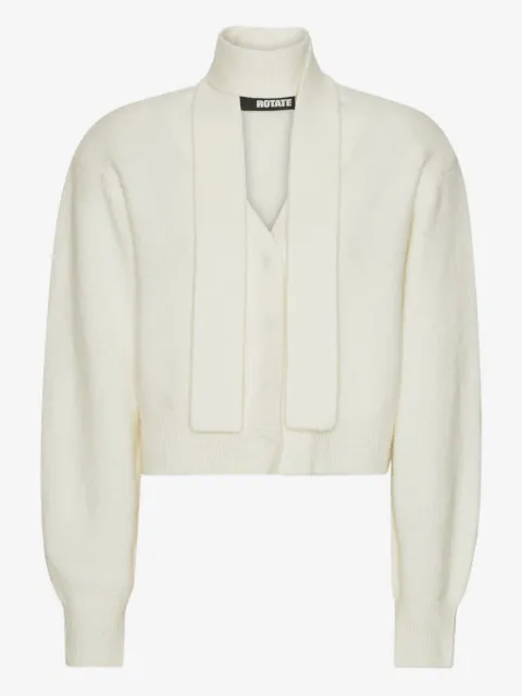ROTATE BIRGER CHRISTENSEN scarf-neck cardigan