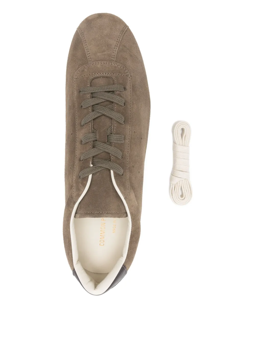 Common Projects suede leather sneakers Green