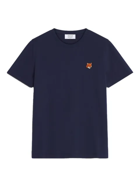 Maison Kitsuné fox-head embroidered T-shirt