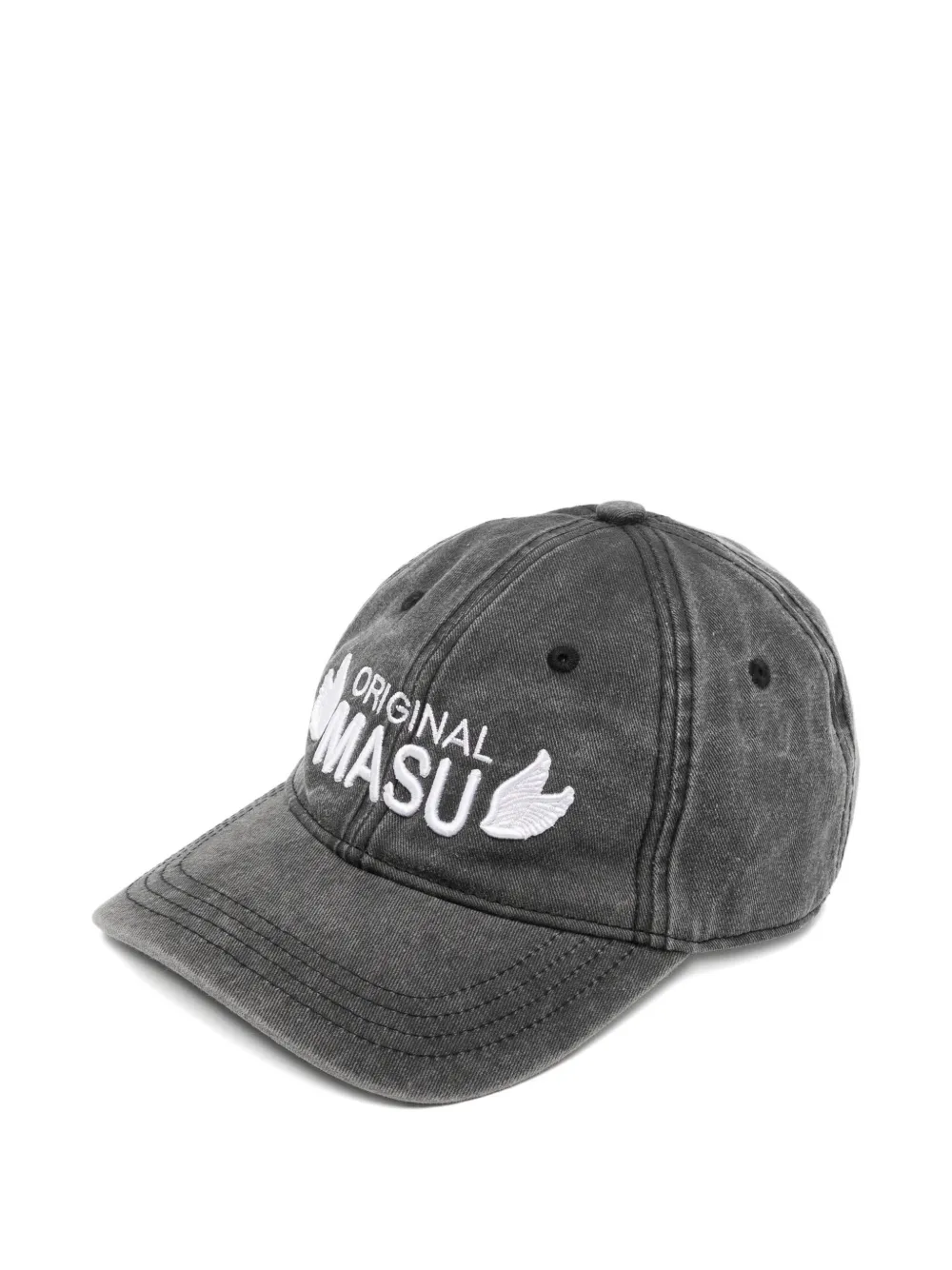 MASU Pet met geborduurd logo Grijs