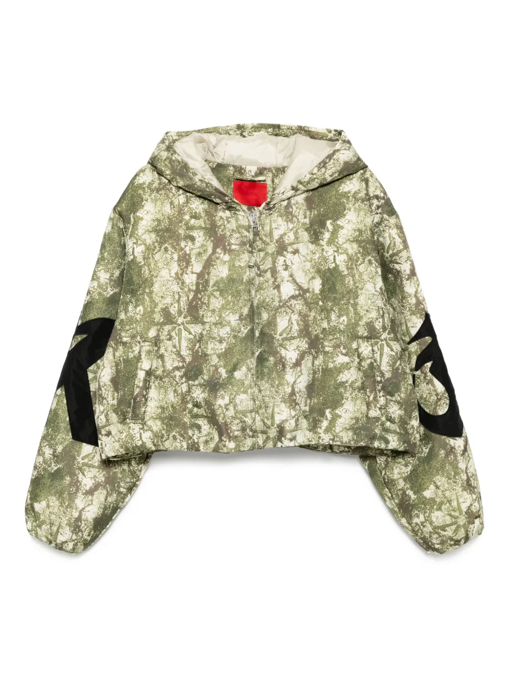 KUSIKOHC graphic-print padded jacket | Green | Image 1