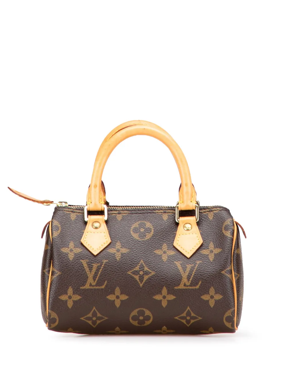 Louis Vuitton Pre-Owned 2008 モノグラム ミニ スピーディ HL サッチェルバッグ - ブラウン Louis Vuitton Pre-Owned 2008 モノグラム ミニ スピーディ HL サッチェルバッグ - ブラウン