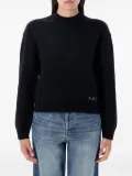 A.P.C. Esther crew-neck logo sweater - Black
