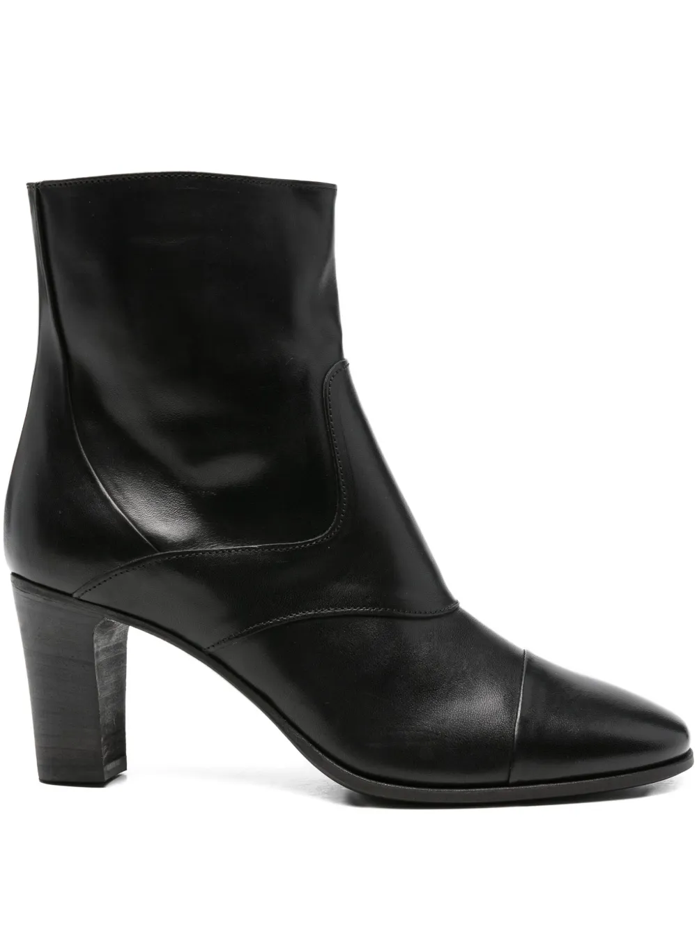 Pantanetti leather zip-fastening boots Black