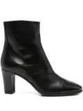Pantanetti leather zip-fastening boots - Black