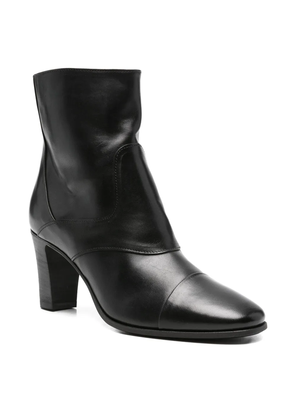 Pantanetti leather zip-fastening boots Black