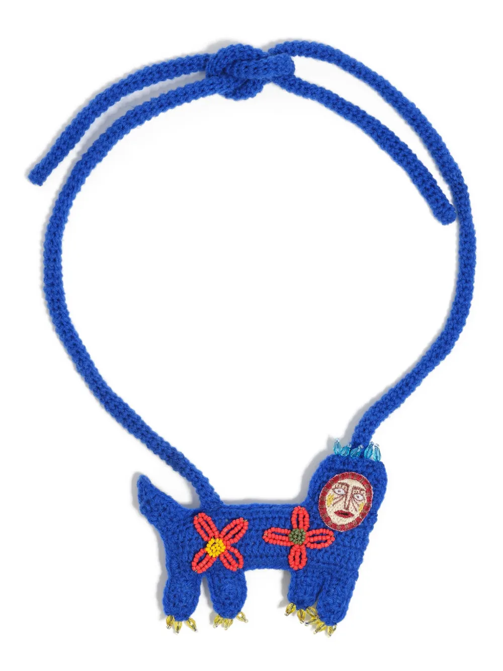 Bimba y Lola フローラル ネックレス - ブルー Bimba y Lola フローラル ネックレス - ブルー