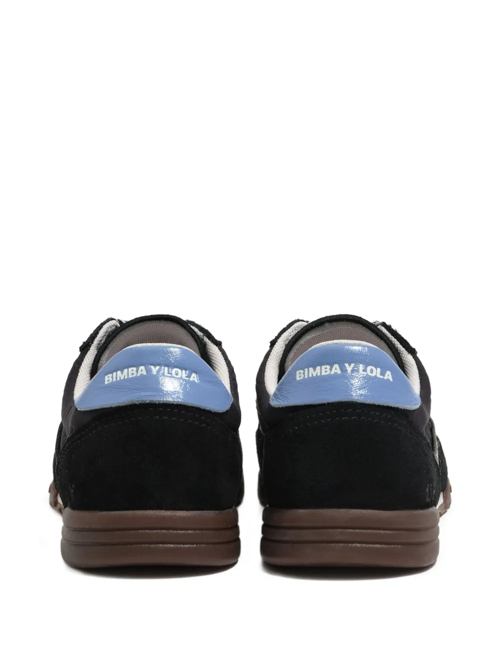 Bimba y Lola 13 16 Indoor metallic-panel sneakers Black