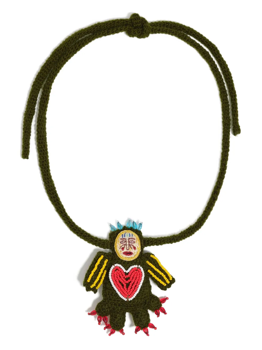 Bimba y Lola ハート クロシェ ネックレス - ブラック Bimba y Lola ハート クロシェ ネックレス - ブラック