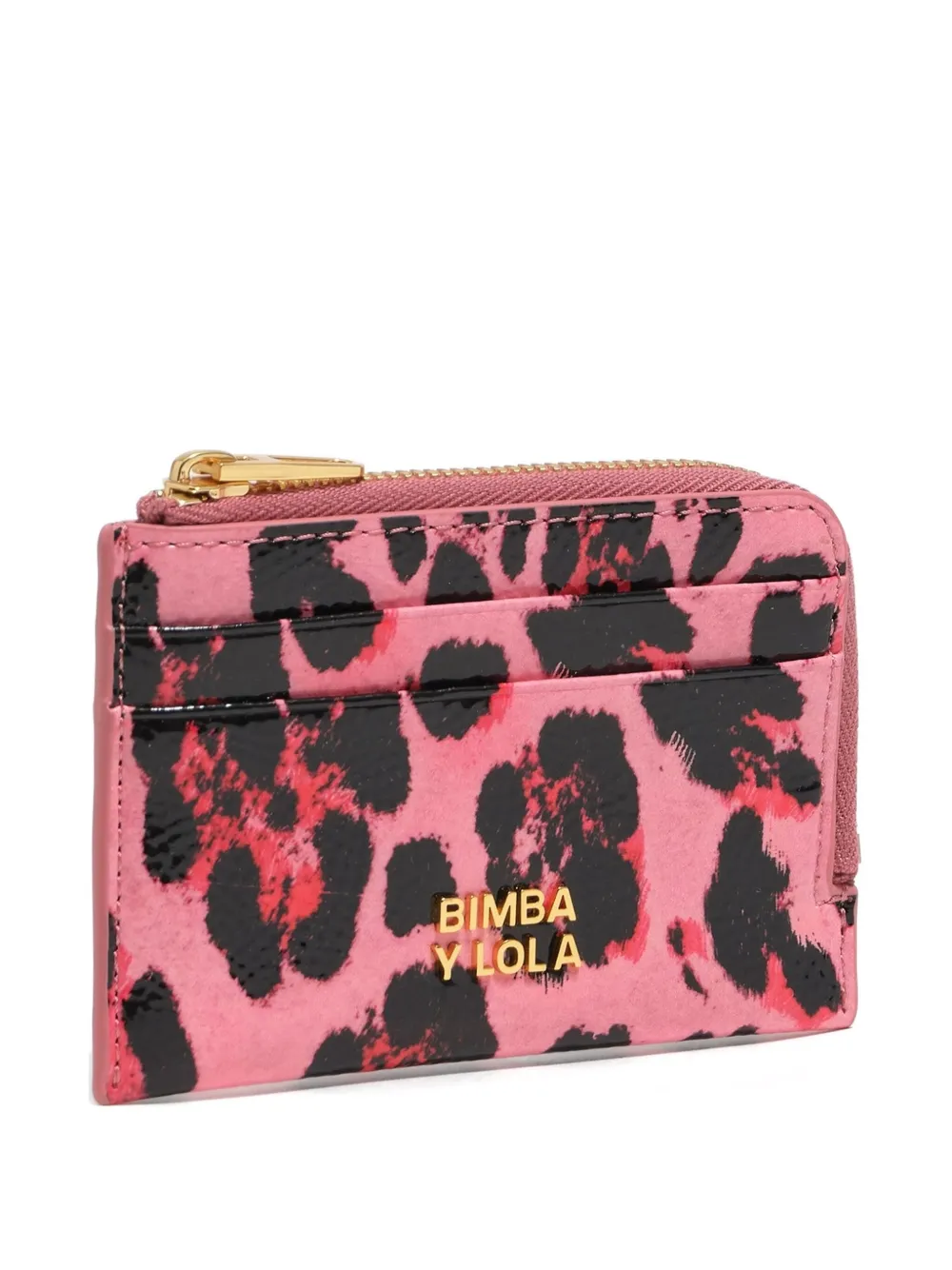 Bimba y Lola leopard-print wallet | Pink | Image 1