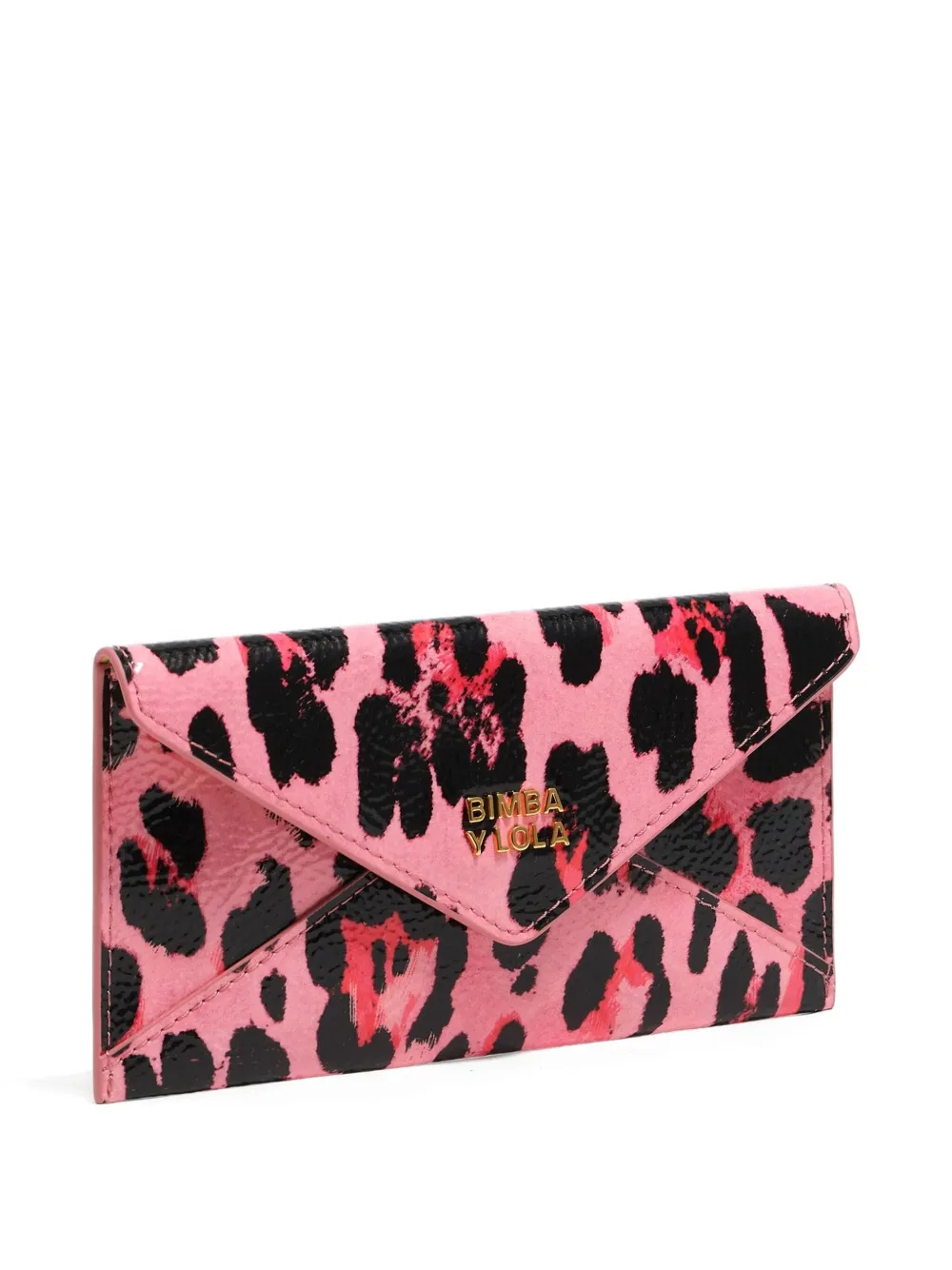 Bimba y Lola leopard-print wallet | Pink | Image 1