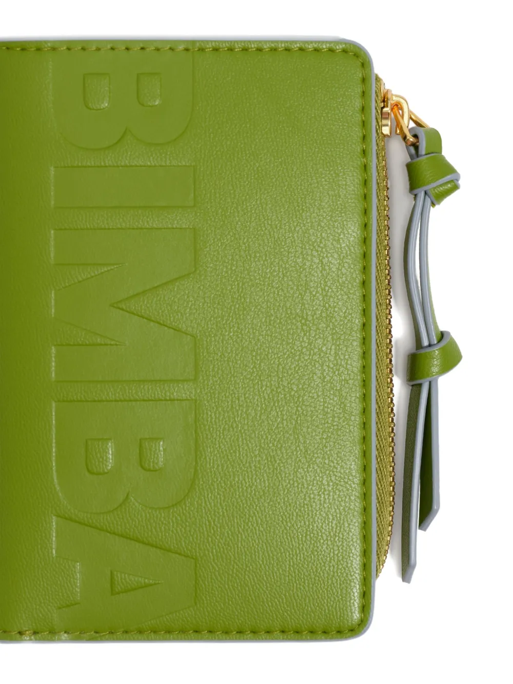 Bimba Y Lola Embossed Leather Purse In Green