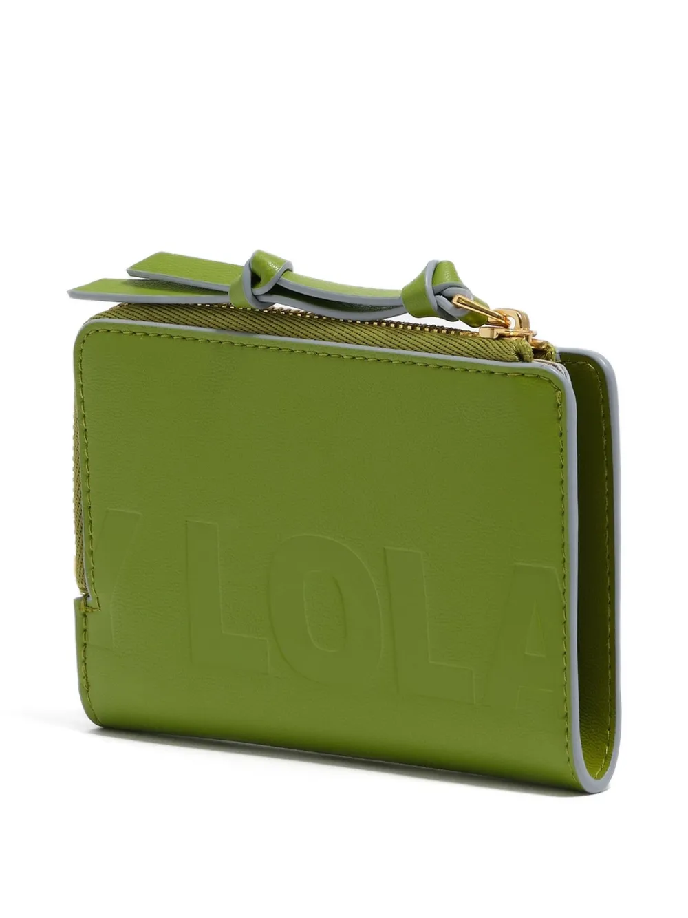 Bimba y Lola embossed leather purse - Groen