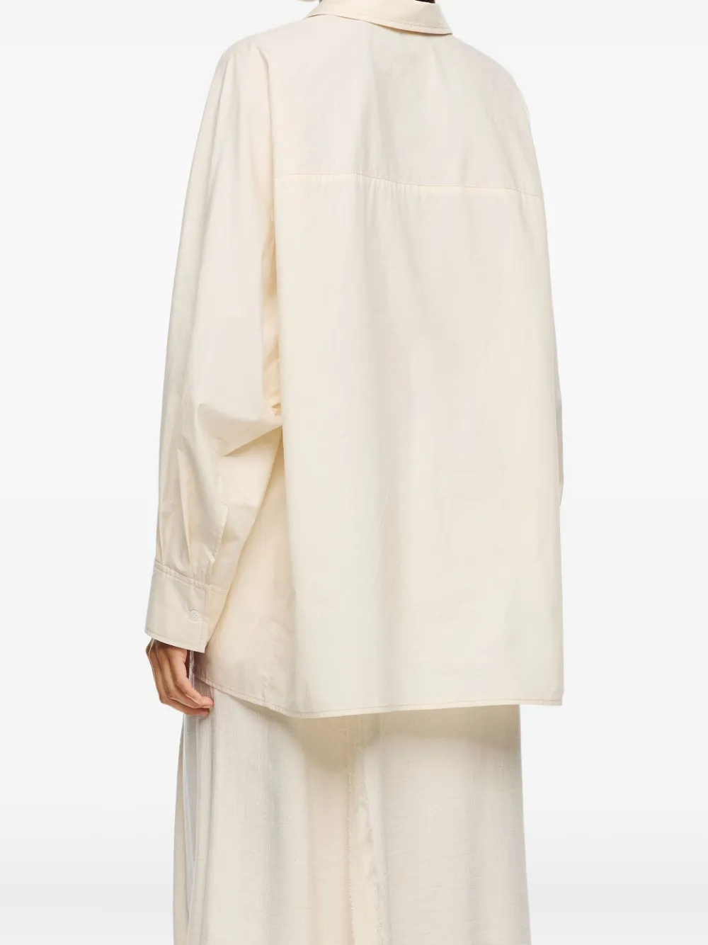 Bimba Y Lola Stitching Shirt In Neutral