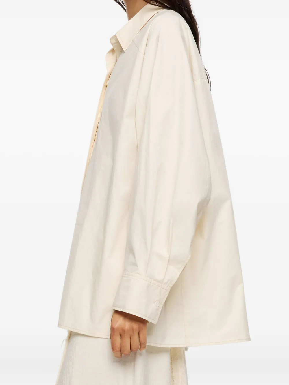 Bimba Y Lola Stitching Shirt In Neutral