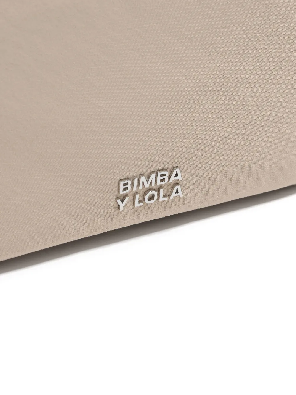Bimba Y Lola Nylon Pocket Bucket Bag In Neutral