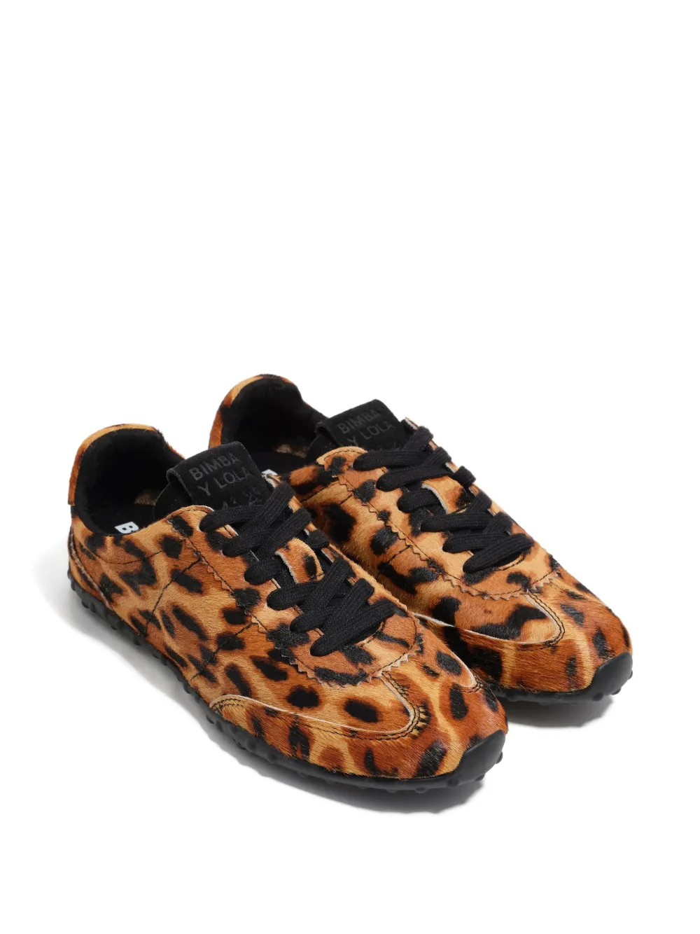 Bimba y Lola Sneakers met luipaardprint - Bruin