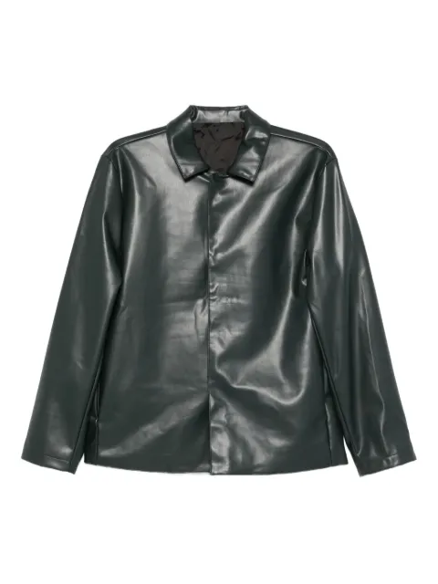 Costumein leather collar jacket