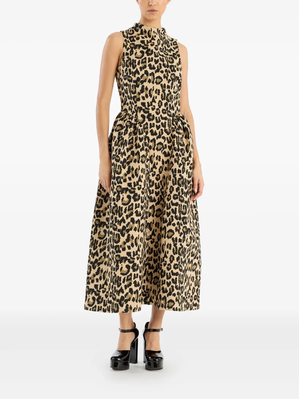 ROTATE BIRGER CHRISTENSEN jacquard midi dress | Day Dresses | Image 2