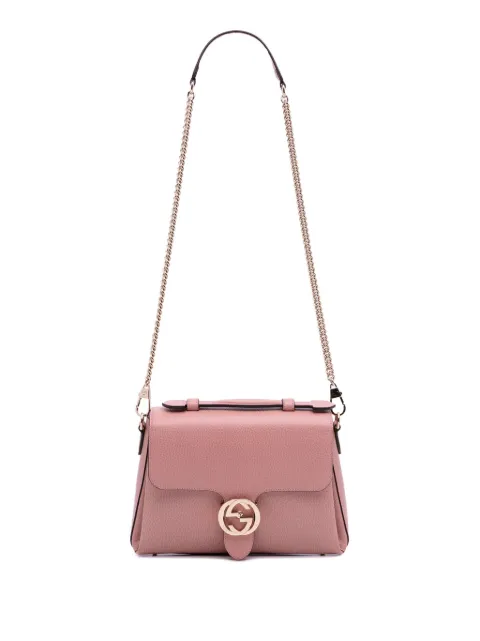 Gucci Pre-Owned 2016-2025 Small Dollar Calfskin Interlocking G satchel
