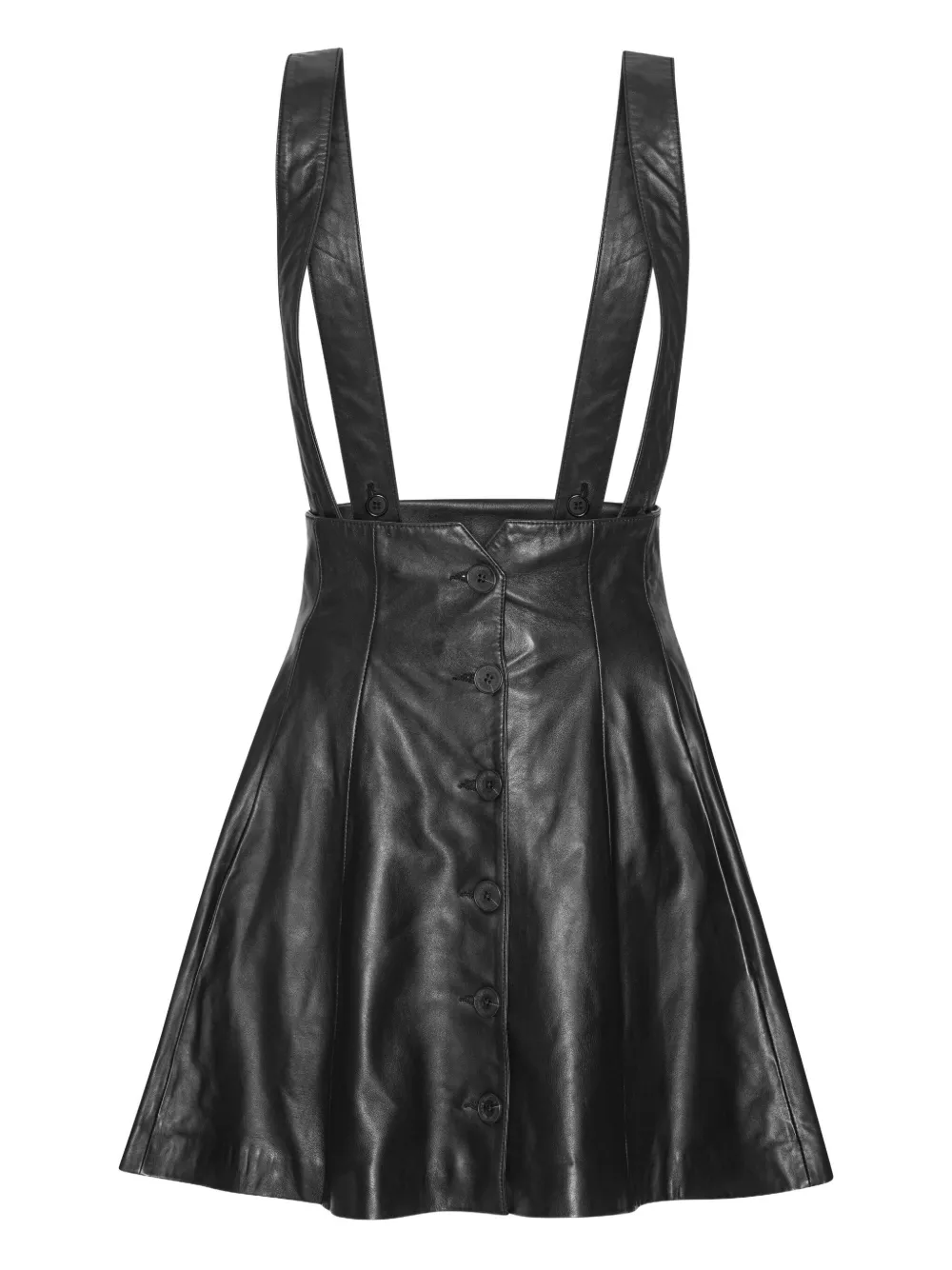 ROTATE BIRGER CHRISTENSEN leather mini skirt | Black | Image 1