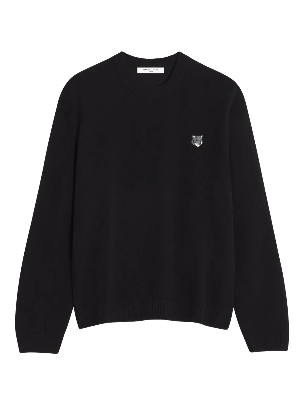 Maison Kitsuné ウール セーター - ブラック Maison Kitsuné ウール セーター - ブラック