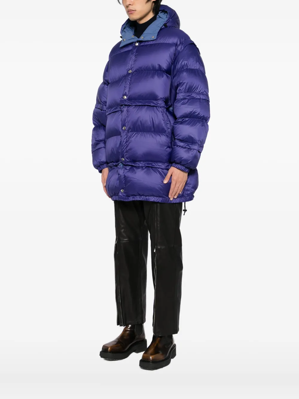 Yoke Omkeerbaar gewatteerd jack Paars