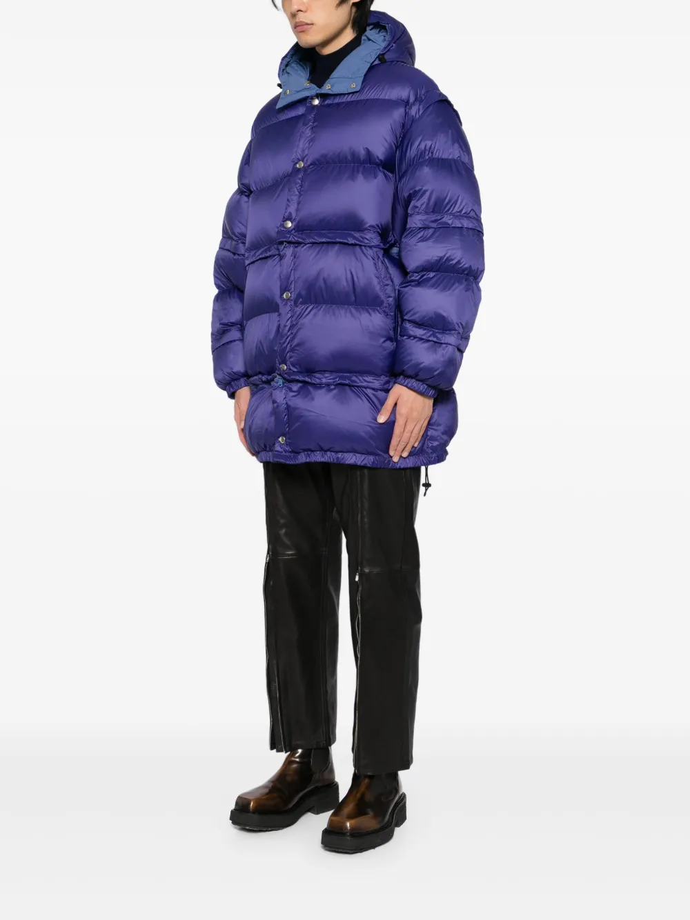 【新品未使用】【YOKE】QUILTED  PARKA サイズ2パープル Yoke リバーシブル パデッドジャケット | パープル | FARFETCH JP