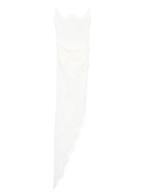 Giuseppe Di Morabito laced asymmetric maxi dress
