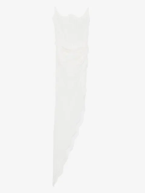 Giuseppe Di Morabito laced asymmetric maxi dress