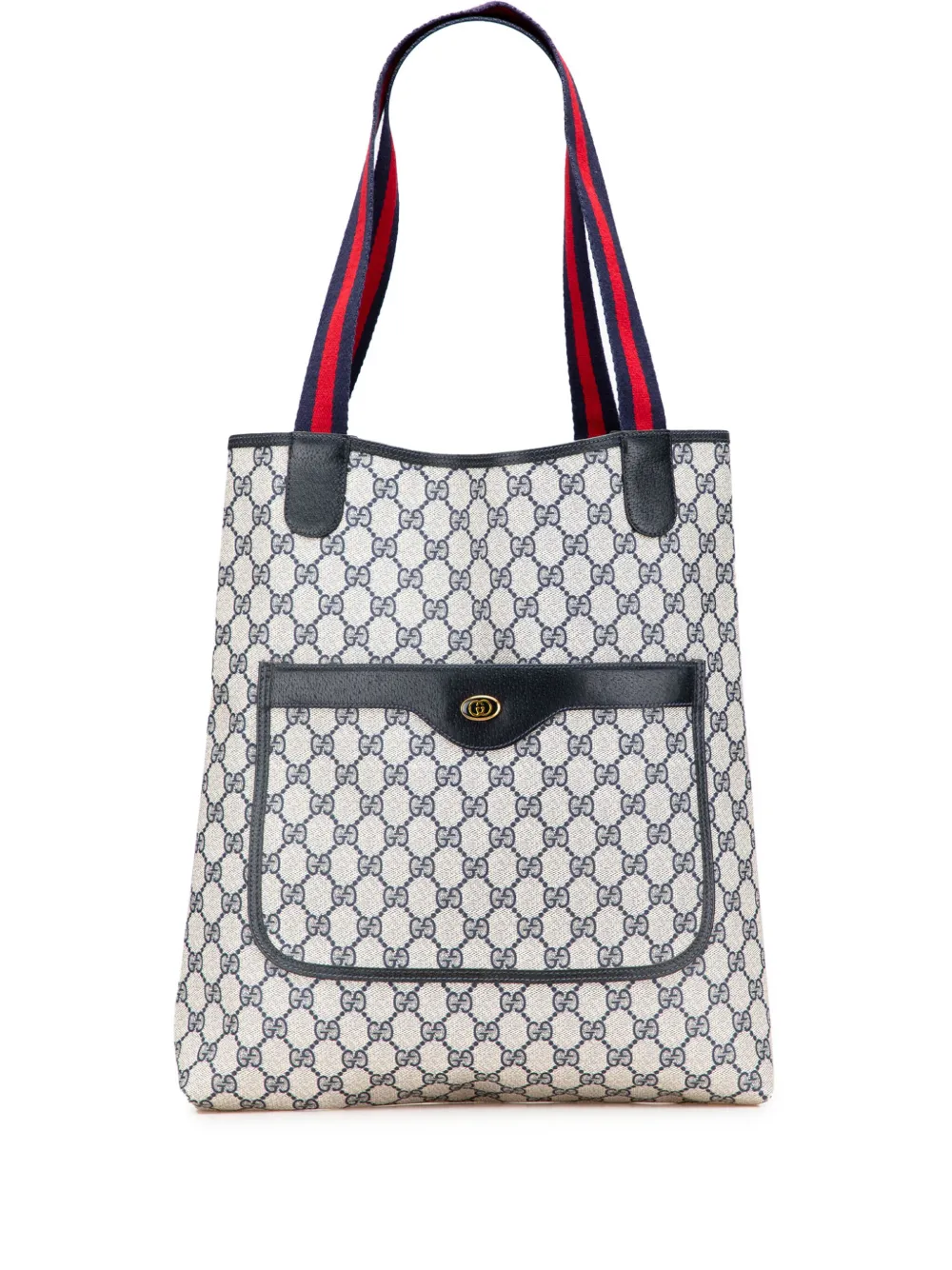 Gucci Pre-Owned 20th Century GGスプリーム ウェブ ハンドバッグ - ブラウン Gucci Pre-Owned 20th Century GGスプリーム ウェブ ハンドバッグ - ブラウン