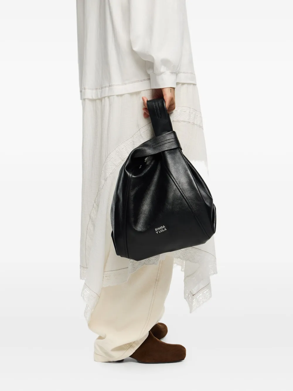 Bimba y Lola medium Paper leather tote bag | Image 2