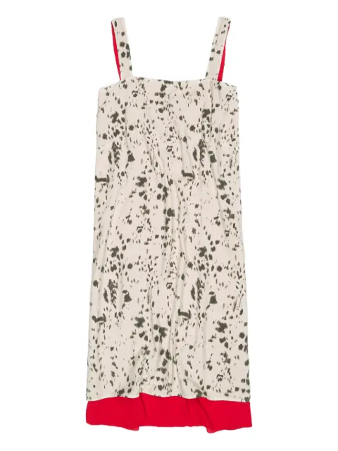 Bimba y Lola lynx contrast hem dress