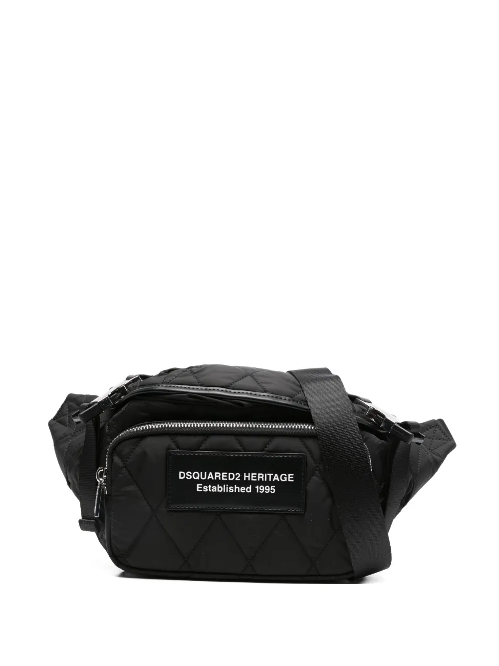 Dsquared2 Quilted-pattern Belt Bag In Black