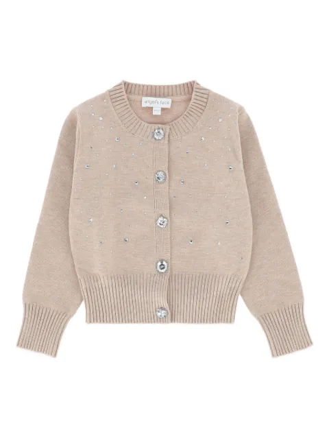 ANGEL'S FACE KIDS embellished button cardigan