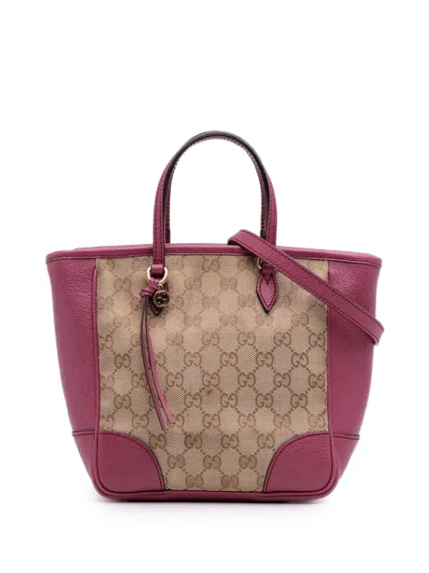 Gucci Pre-Owned 2016-2025 Small GG Canvas Bree satchel