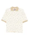 Ashley Williams bunny-print polo shirt - Neutrals