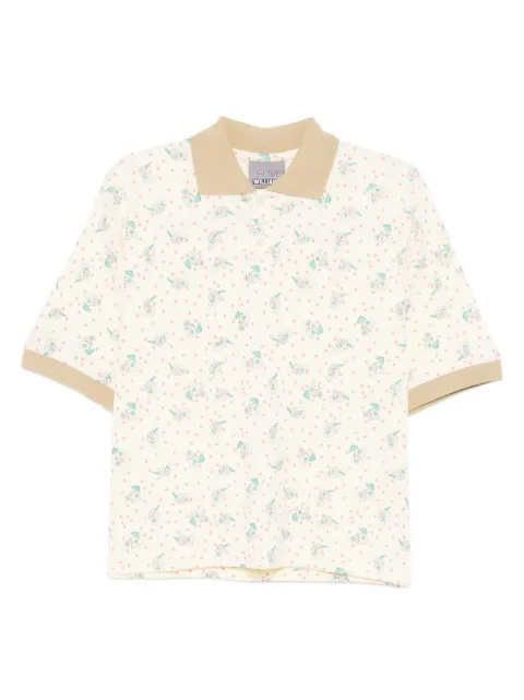 Ashley Williams bunny-print polo shirt
