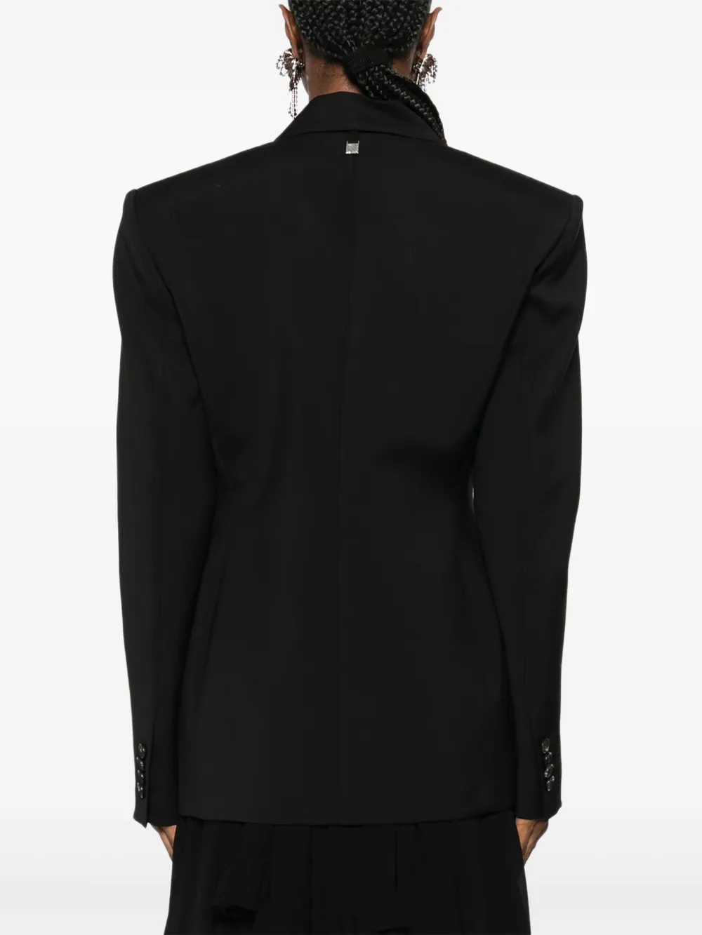 Giuseppe Di Morabito Blazer met dubbele rij knopen en broche Zwart