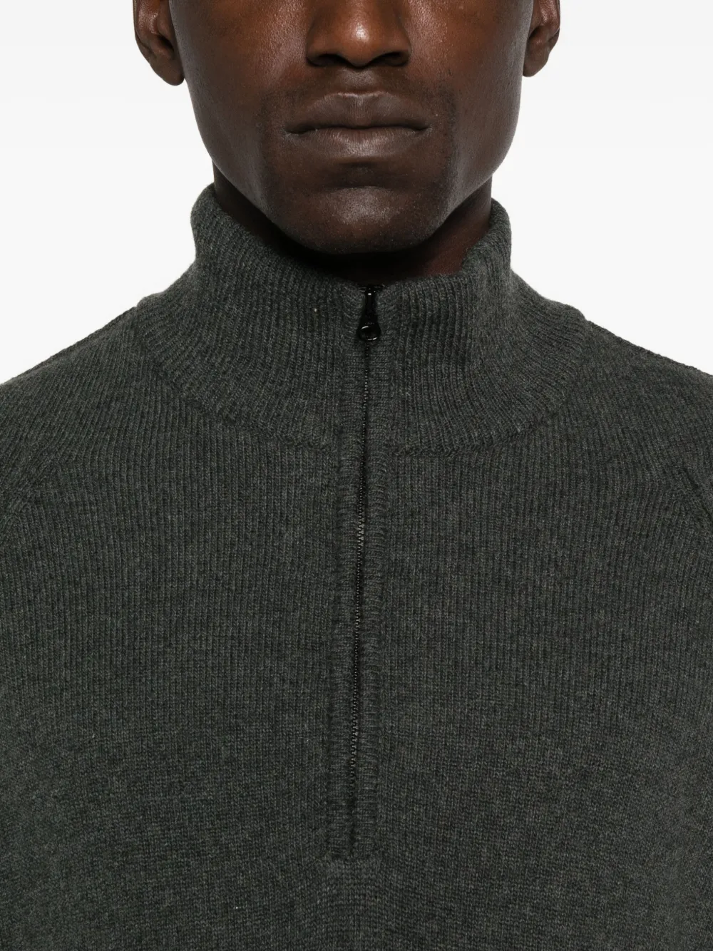C.P. Company half-zip wool sweater Bruin