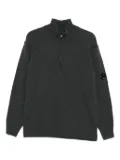 C.P. Company half-zip wool sweater - Brown
