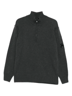 C.P. Company ハーフジップ スウェットシャツ | グレー | FARFETCH JP