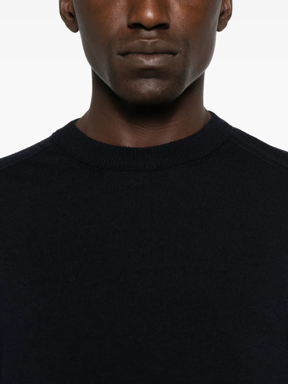 C.P. Company lens-detail crew-neck sweater Blauw